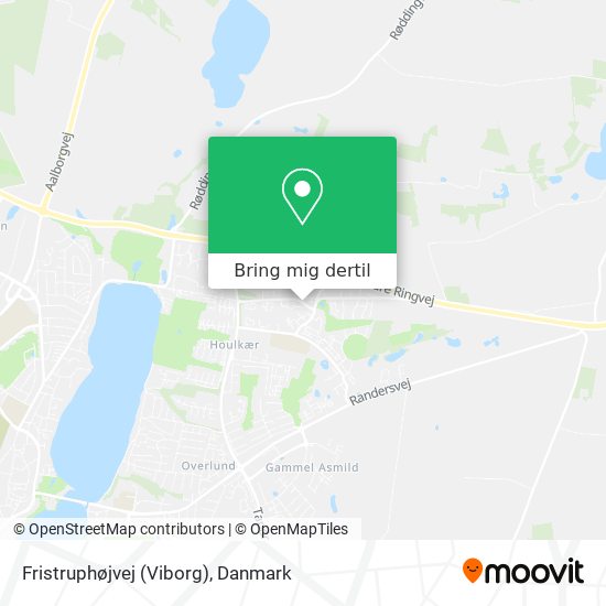 Fristruphøjvej (Viborg) kort