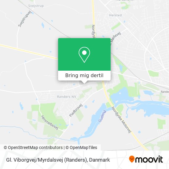 Gl. Viborgvej / Myrdalsvej (Randers) kort