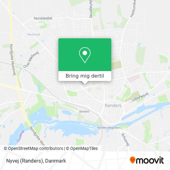 Nyvej (Randers) kort