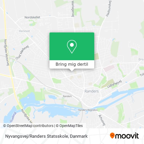 Nyvangsvej/Randers Statsskole kort