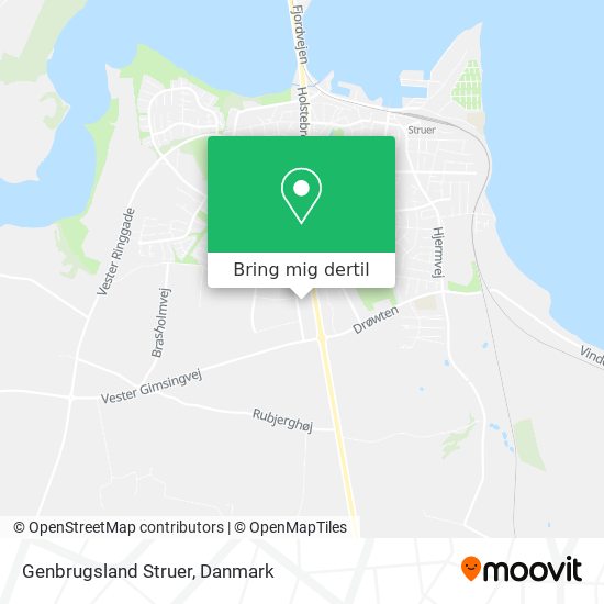 Genbrugsland Struer kort