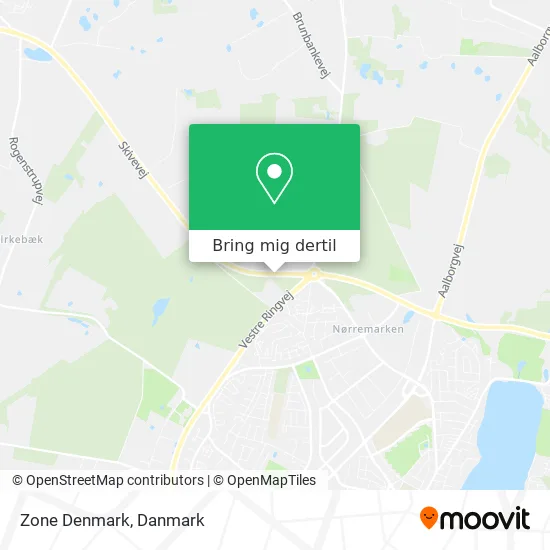 Zone Denmark kort