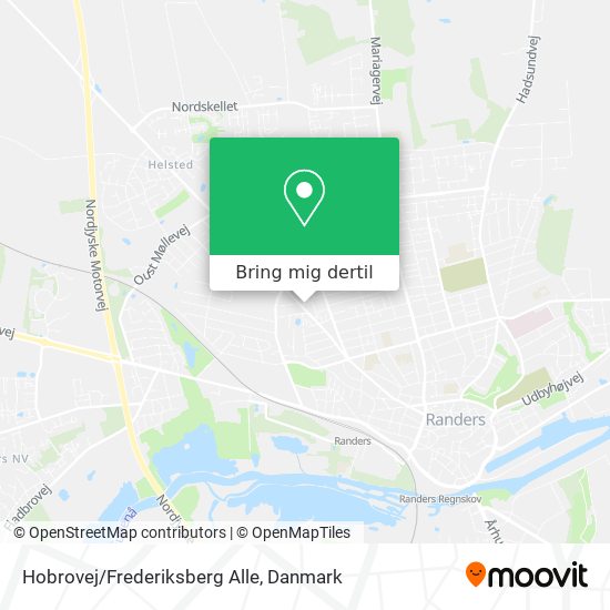 Hobrovej/Frederiksberg Alle kort