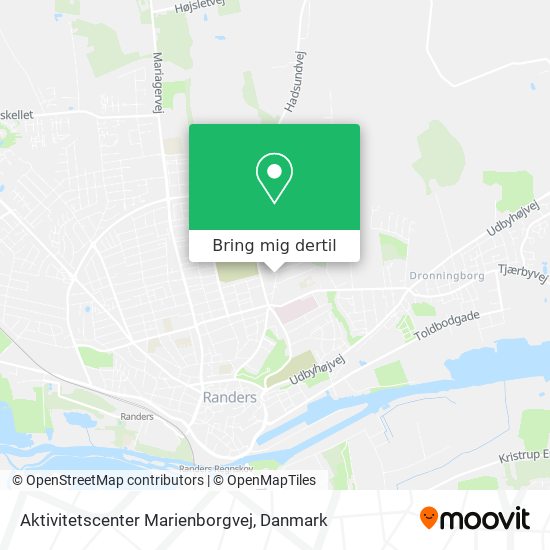 Aktivitetscenter Marienborgvej kort