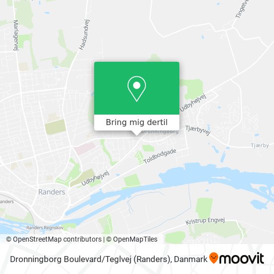 Dronningborg Boulevard / Teglvej (Randers) kort