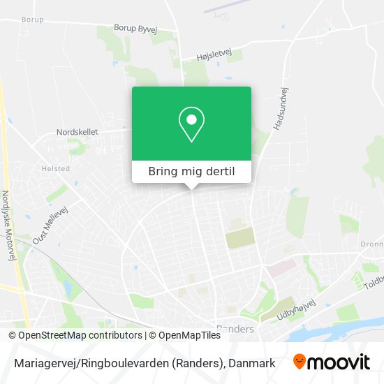 Mariagervej / Ringboulevarden (Randers) kort