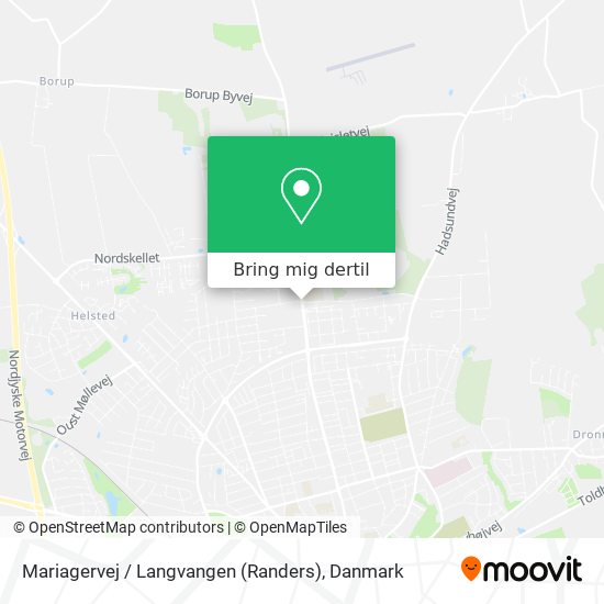 Mariagervej / Langvangen (Randers) kort