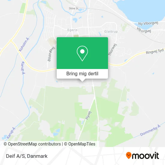 Deif A/S kort