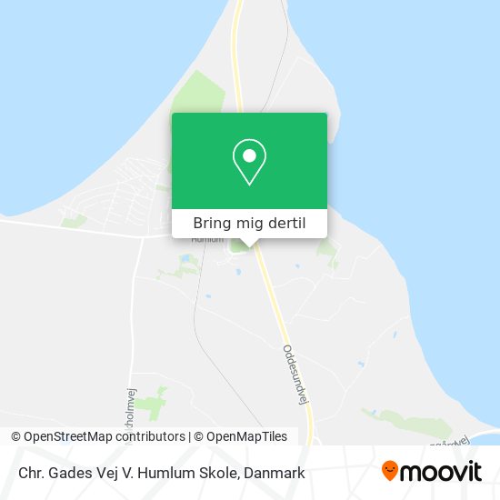Chr. Gades Vej V. Humlum Skole kort