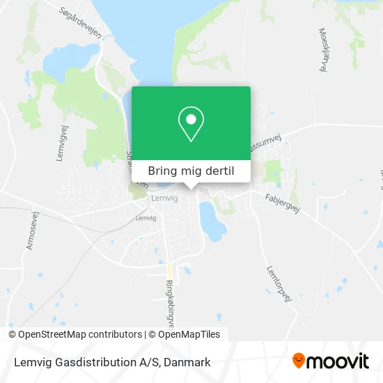 Lemvig Gasdistribution A/S kort