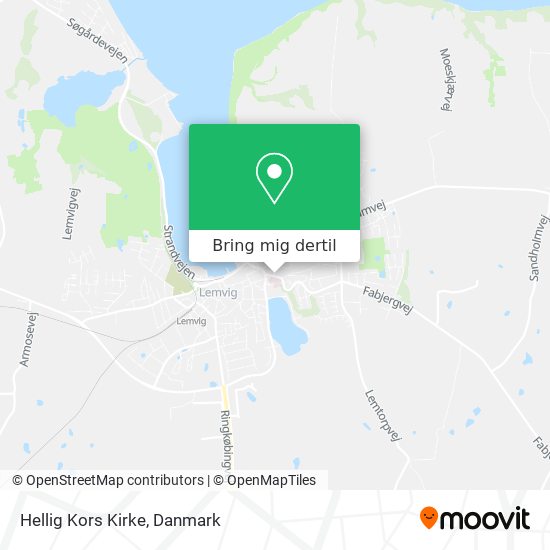 Hellig Kors Kirke kort