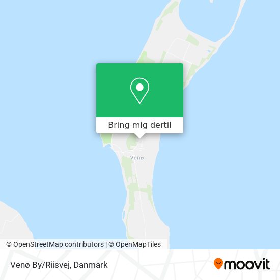 Venø By/Riisvej kort