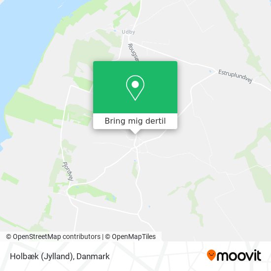 Holbæk (Jylland) kort