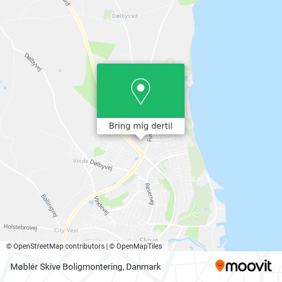 Møblér Skive Boligmontering kort