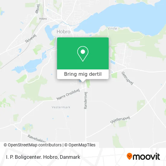 I. P. Boligcenter. Hobro kort