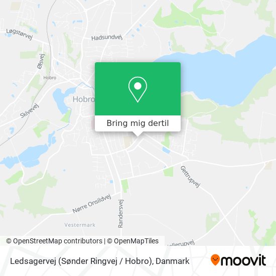 Ledsagervej (Sønder Ringvej / Hobro) kort