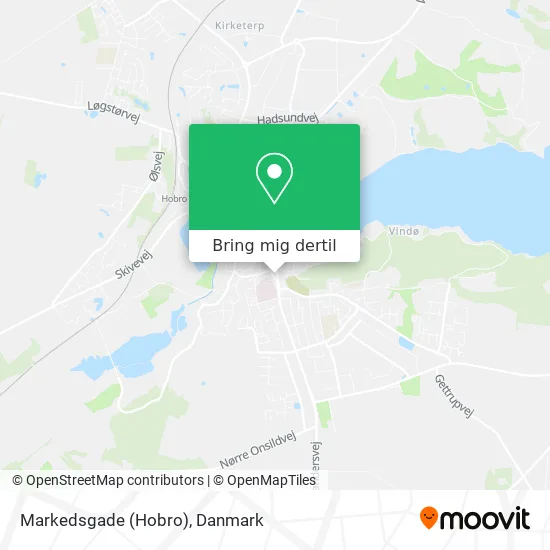 Markedsgade (Hobro) kort