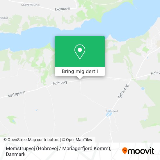 Memstrupvej (Hobrovej / Mariagerfjord Komm) kort