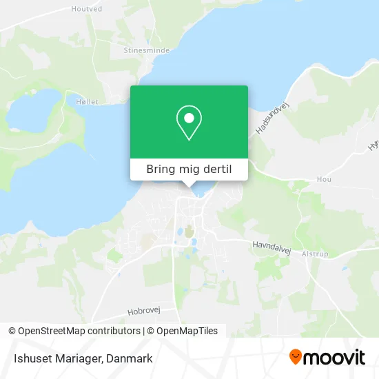 Ishuset Mariager kort