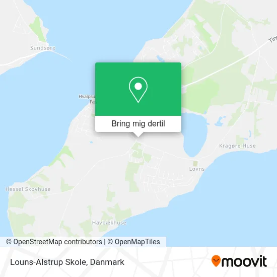 Louns-Alstrup Skole kort