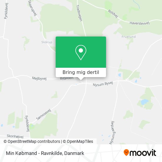 Min Købmand - Ravnkilde kort