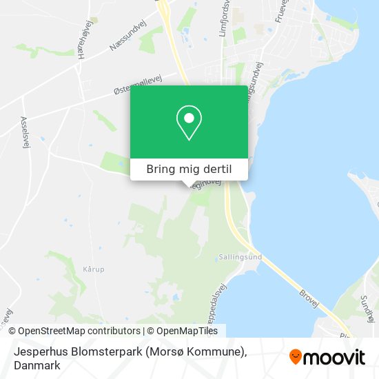 Jesperhus Blomsterpark (Morsø Kommune) kort