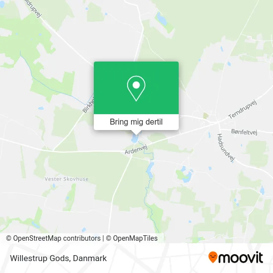 Willestrup Gods kort