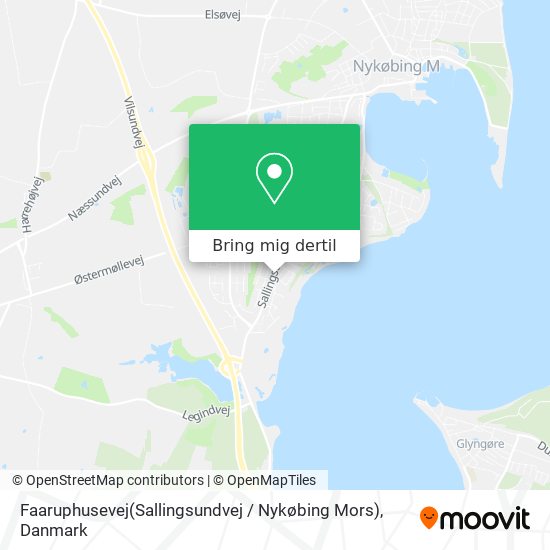 Faaruphusevej(Sallingsundvej / Nykøbing Mors) kort