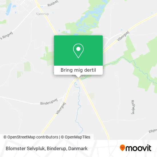 Blomster Selvpluk, Binderup kort