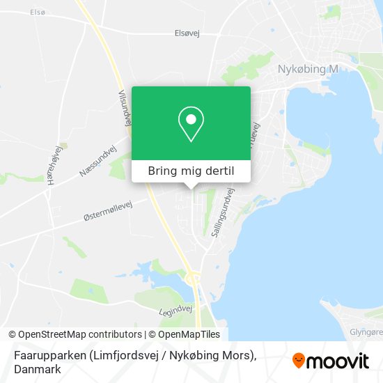 Faarupparken (Limfjordsvej / Nykøbing Mors) kort