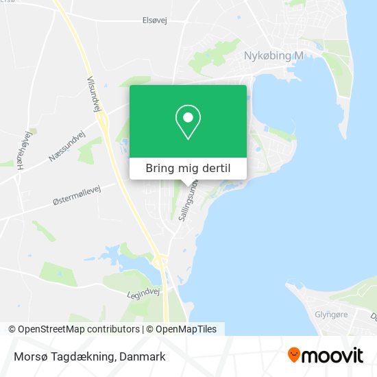 Morsø Tagdækning kort