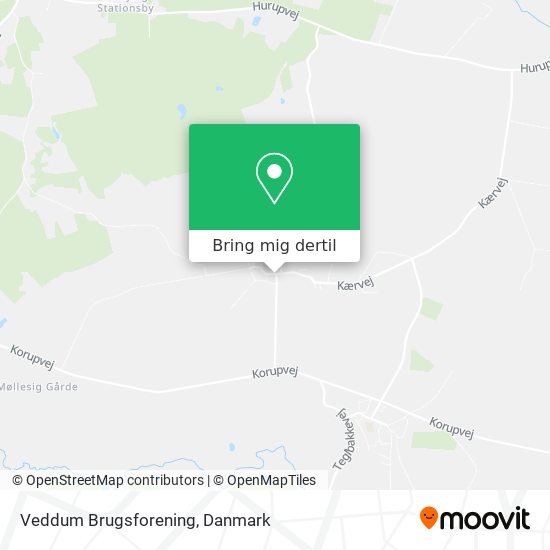 Veddum Brugsforening kort