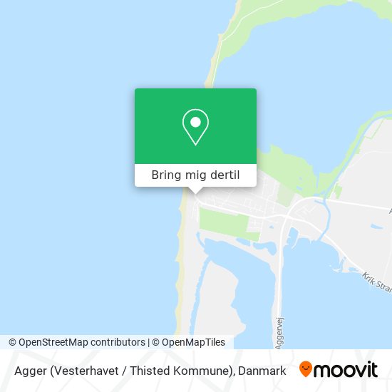 Agger (Vesterhavet / Thisted Kommune) kort