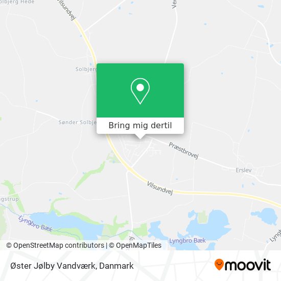 Øster Jølby Vandværk kort