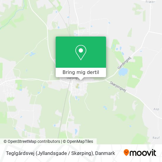 Teglgårdsvej (Jyllandsgade / Skørping) kort