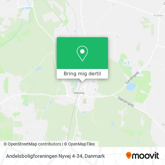 Andelsboligforeningen Nyvej 4-34 kort