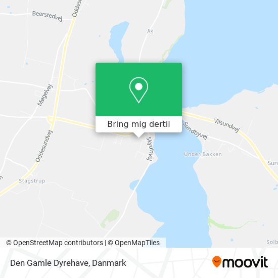 Den Gamle Dyrehave kort