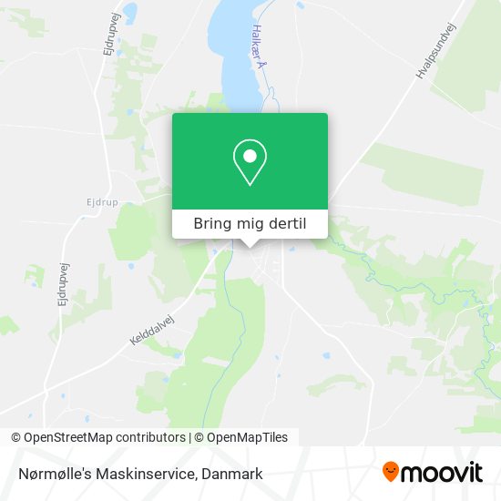 Nørmølle's Maskinservice kort