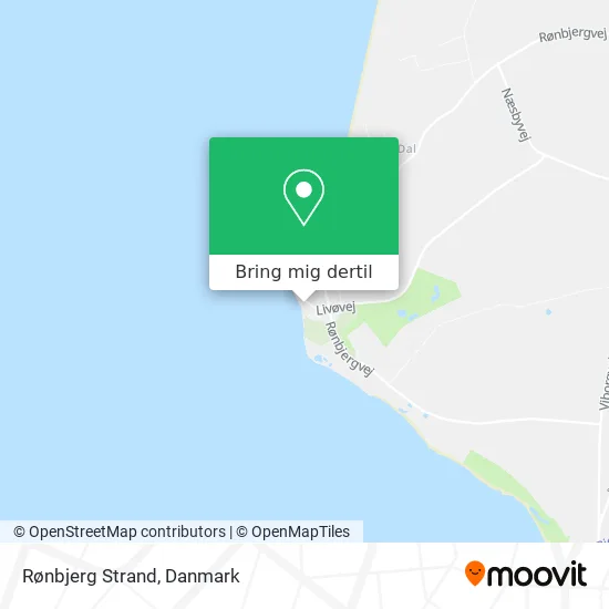 Rønbjerg Strand kort