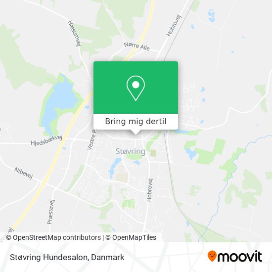 Støvring Hundesalon kort