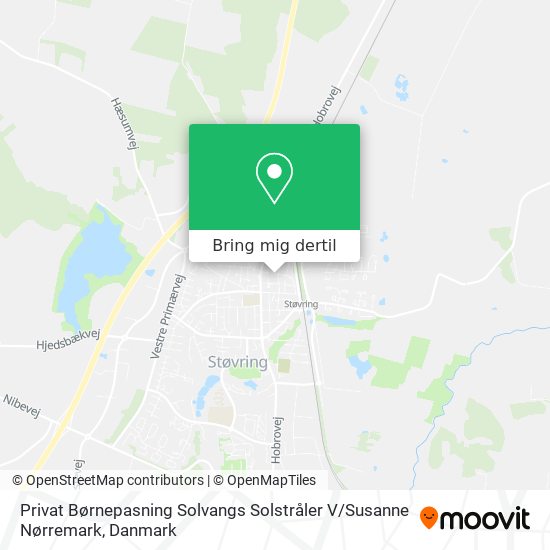 Privat Børnepasning Solvangs Solstråler V / Susanne Nørremark kort