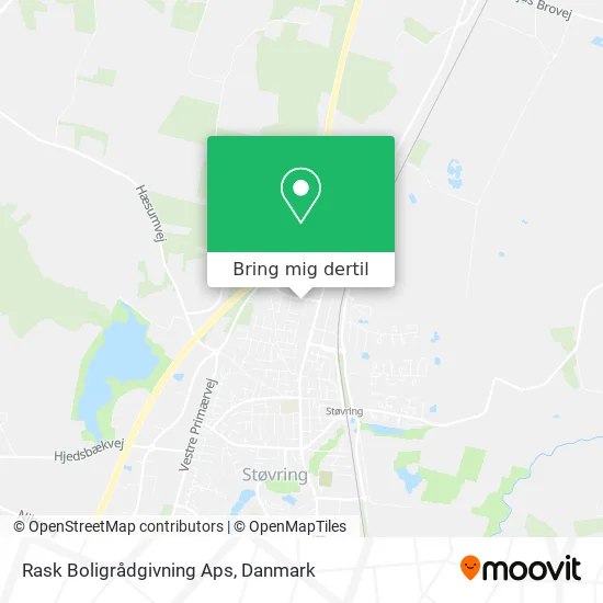 Rask Boligrådgivning Aps kort