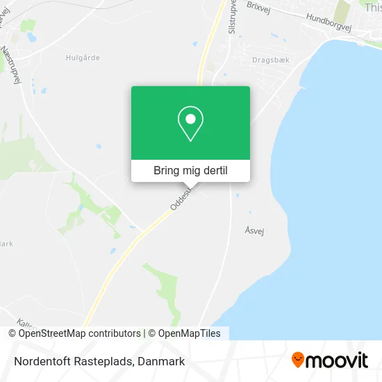 Nordentoft Rasteplads kort