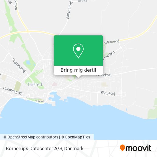 Bornerups Datacenter A/S kort