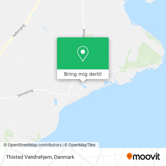 Thisted Vandrehjem kort