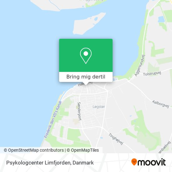 Psykologcenter Limfjorden kort
