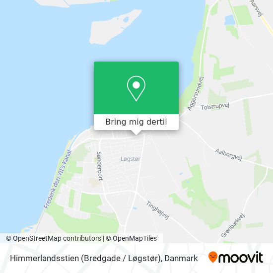 Himmerlandsstien (Bredgade / Løgstør) kort