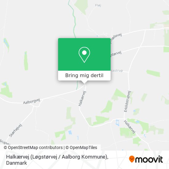 Halkærvej (Løgstørvej / Aalborg Kommune) kort