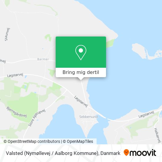 Valsted (Nymøllevej / Aalborg Kommune) kort