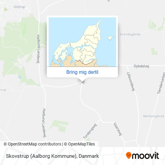 Skovstrup (Aalborg Kommune) kort